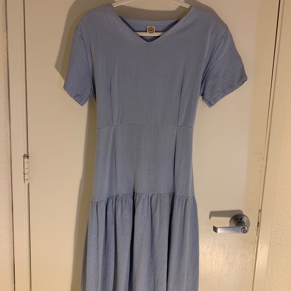 Baby Blue Classic Dress